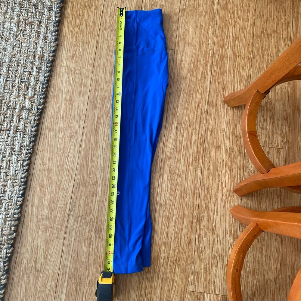 Blue lulu leggings size 2